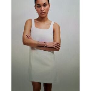 NWT Madewell Denim A-Line sleeveless Mini dress 6